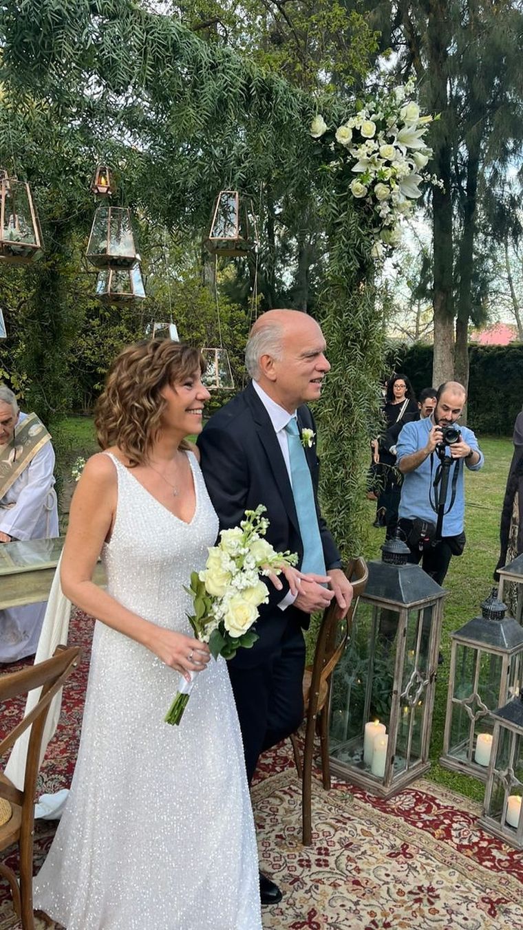 Néstor Grindetti se casó con Karina Spalla Foto: Instagram de Karina Spalla