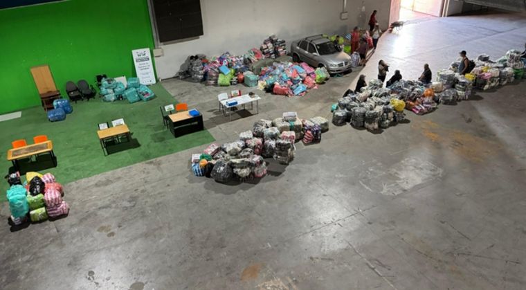 El hallazgo ocurrió a la altura del kilómetro 285 de la Ruta Nacional N° 20.  Foto: Gendarmería Nacional