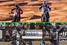 Los Benavides y los Patronelli, los hermanos argentinos que entraron en la historia del Rally Dakar. Foto: Telefé Córdoba. Los Benavides y los Patronelli, los hermanos argentinos que entraron en la historia del Rally Dakar. Foto: Telefé Córdoba.