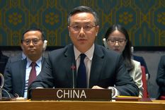 El representante de China ante la ONU, Sun Lei.