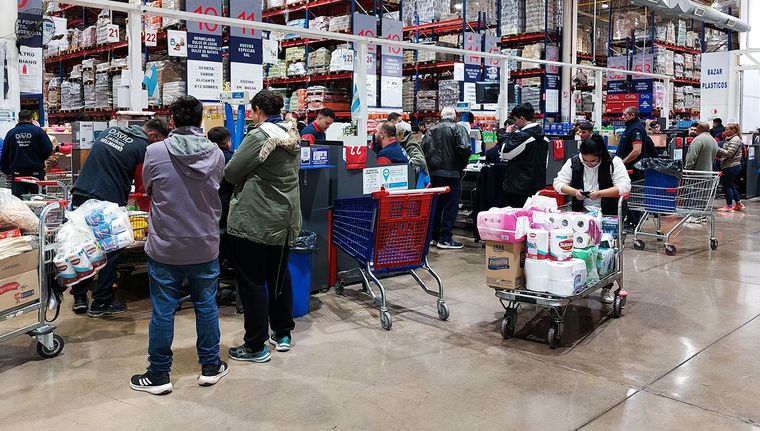 Supermercado mayorista Foto: Santiago Tagua/MDZ