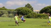 Emiliano Dibu Martínez atajó durante sus vacaciones en Portugal Emiliano Dibu Martínez atajó durante sus vacaciones en Portugal