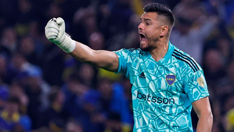 Chiquito Romero hoy es el cuarto arquero de Boca en la consideración de Miguel Russo. Foto: EFE Chiquito Romero hoy es el cuarto arquero de Boca en la consideración de Miguel Russo. Foto: EFE