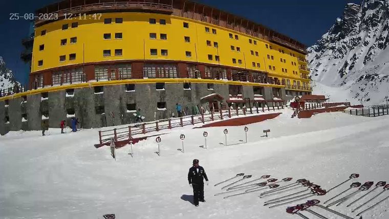 Portillo ofrece distintas alternativas para la temporada invernal Foto: Webcam