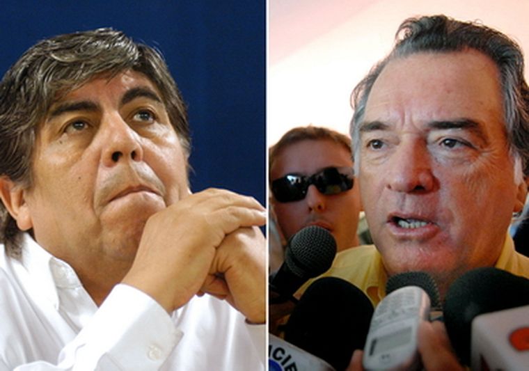 Hugo Moyano y Luis Barrionuevo, en plena disputa por el liderazgo. Foto: NA
