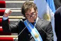 Javier Milei anunció por cadena nacional que logró superávits gemelos en el primer trimestre 2024, pero algunos analistas presentan otro panorama. Foto: GETTY IMAGES