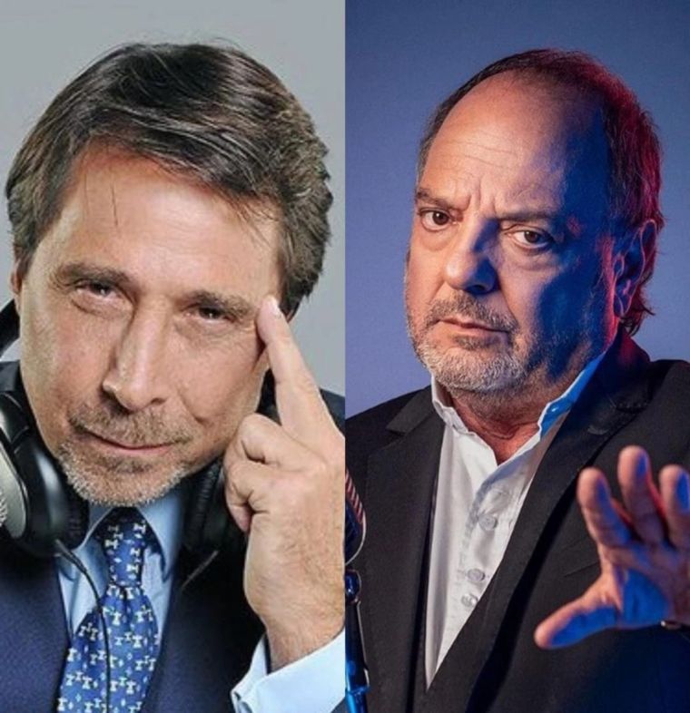 Eduardo Feinmann y Baby Etchecopar opinaron sobre la salud de Jorge Lanata y la interna en Radio Mitre. Foto: Instagram Eduardofeinmann/ Instagram Angeletchecopar.