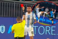 Nico González vio la roja por una fuerte entrada a Nández. Foto: Captura TyC Sports Nico González vio la roja por una fuerte entrada a Nández. Foto: Captura TyC Sports