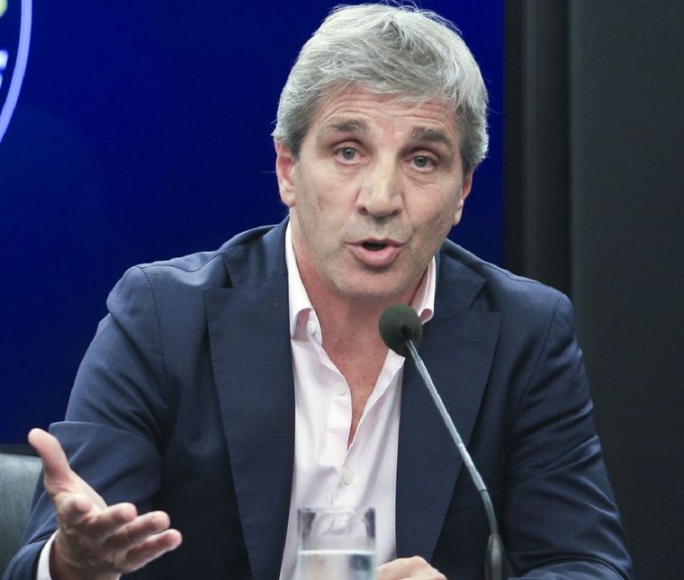 Luis Caputo, ministro de Economía. Foto: Noticias Argentinas