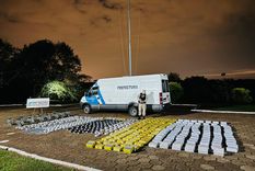 El cargamento incautado Foto: Ministerio de Seguridad de la Nación