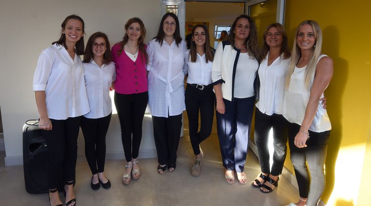 El staff del Jardín de Infantes Santa María. Foto: ALF PONCE / MDZ