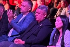 Claudio Tapia en La Rural. Claudio Tapia en La Rural.