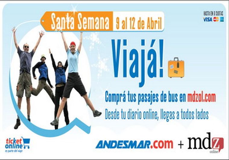 La gráfica de la promo inundó las calles de Mendoza. Foto: MDZ