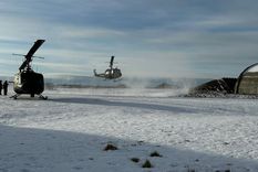 Los 4 peones estaban atrapados en la salina hacía 3 semanas. Foto: Ejército Argentino