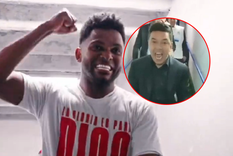 El Millonario celebró en la cancha de su eterno rival.