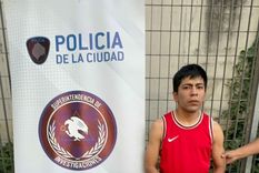 El Chato, miembro de una organización narco, fue detenido por la Policía de la Ciudad. Foto: Policía de la Ciudad.