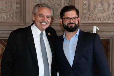 MDZol | Presidentes, Alberto Fernández y Gabriel Boric.