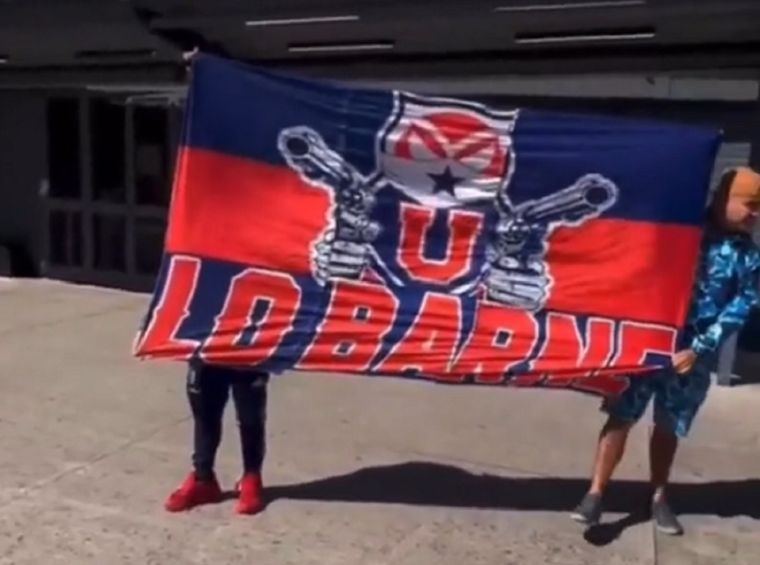 La APreViDe había prohibido la presencia de hinchas de la U de Chile, pero algunos simpatizantes igual llegaron a la Argentina antes de la semifinal con Lanús.