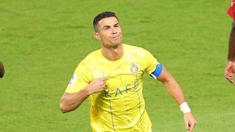 Cristiano sigue marcando goles en Arabia. Foto: Instagram @cristiano