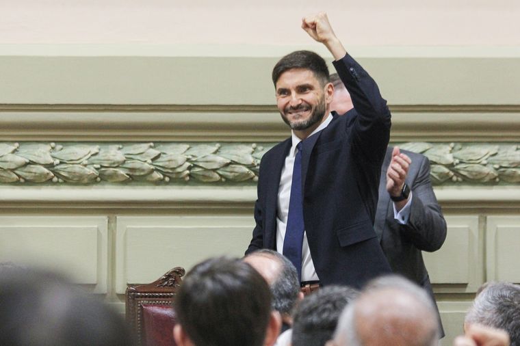 Maximiliano Pullaro ya asumió como gobernador santafesino. Foto: Prensa Santa Fe Foto: Prensa Gobierno de Santa Fe