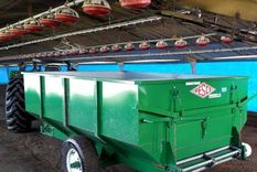 El denunciante relató que había observado a los individuos tratando de llevarse la máquina enguanadora Foto: Agroads