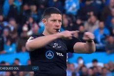 Ramírez anuló el gol de Sosa mediante el VAR. Foto: Captura Ramírez anuló el gol de Sosa mediante el VAR. Foto: Captura