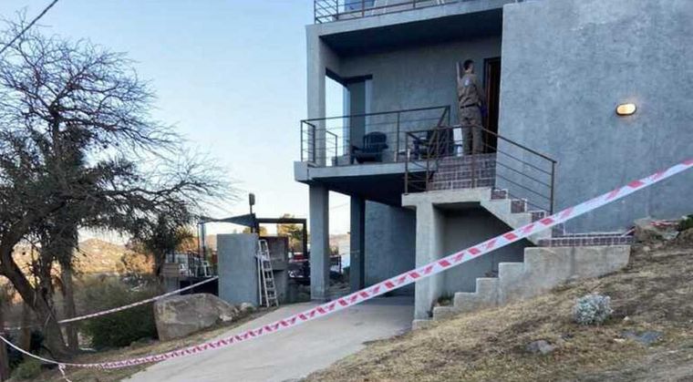 La cabaña donde encontraron el cuerpo del financista cordobés Gabriel Di Noto Foto: gentileza