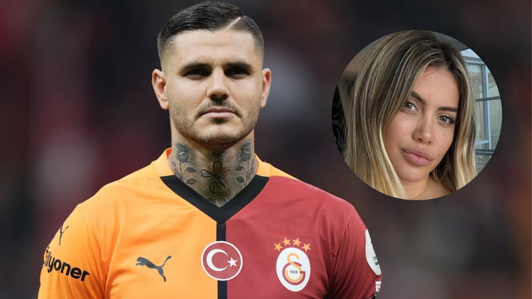Fuerte acusación del futbolista contra la madre de sus hijas. Foto: Instagram @mauroicardi / @wanda_nara