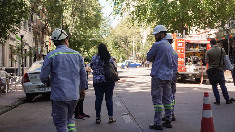 Calles cortadas en el microcentro. Calles cortadas en el microcentro.
