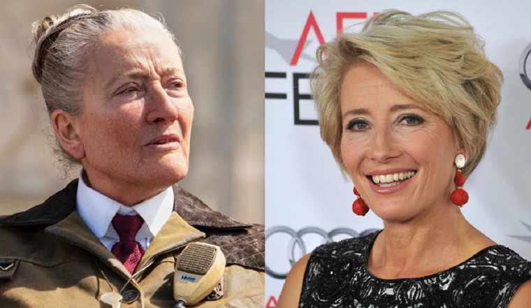 La irreconocible transformación de Emma Thompson para la nueva serie de Matilda Emma Thompson interpretando a Tronchatoro Foto: MDZ ONLINE