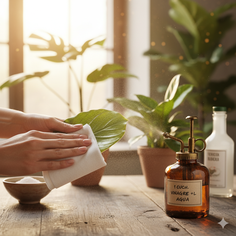 Un truco ideal para las plantas. Fuente: IA Gemini.