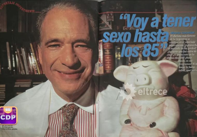 La antigua revista que compartieron en la emisión de Cuestión de peso. La antigua revista que compartieron en la emisión de Cuestión de peso.