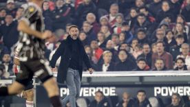 El Kily González bancó fuerte el pasillo de River a Platense. El Kily González bancó fuerte el pasillo de River a Platense.