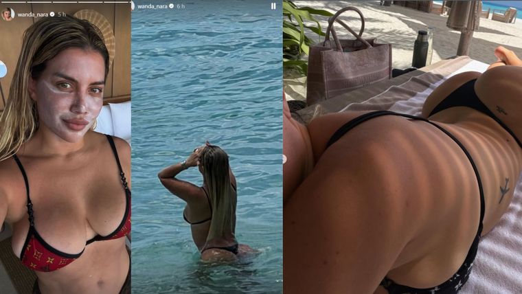 Wanda Nara sorprendió con posteos desde Maldivas. Wanda Nara sorprendió con posteos desde Maldivas.
