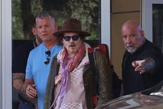 Johnny Depp en Ezeiza. Créditos: RS Fotos Johnny Depp en Ezeiza. Créditos: RS Fotos