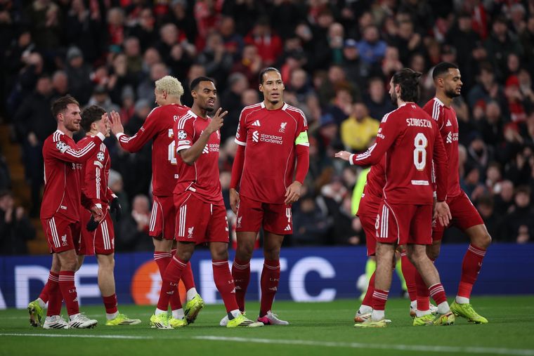 Alexis Mac Allister convirtió un doblete para la goleada del Liverpool. Alexis Mac Allister convirtió un doblete para la goleada del Liverpool.