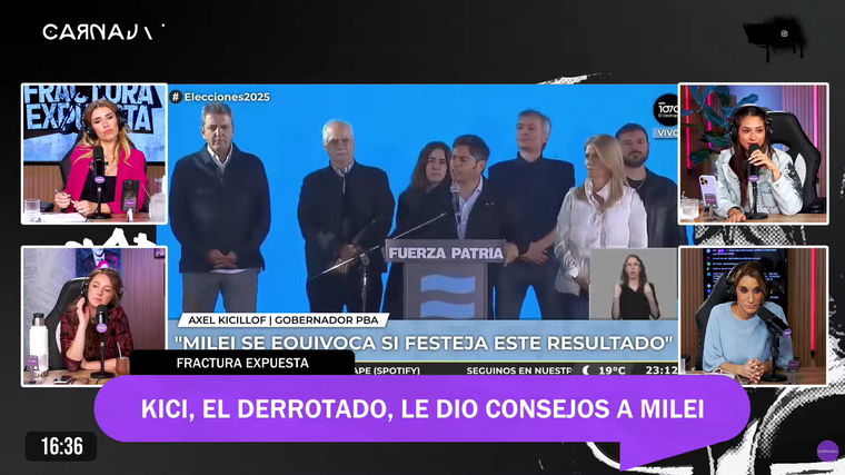 Mariana Brey liquidó a Axel Kicillof tras las elecciones. Foto: captura de video YouTube/ Carnaval Stream.  Mariana Brey liquidó a Axel Kicillof tras las elecciones. Foto: captura de video YouTube/ Carnaval Stream.