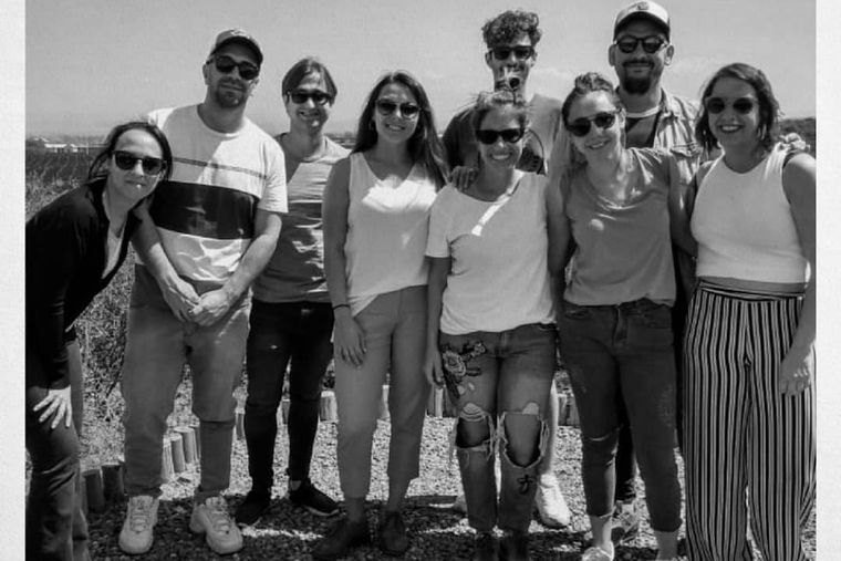 Una imagen de hace poco más de un año: Caliptra celebrando.