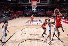 discreta actuacion de luca vildoza en su debut con los knicks