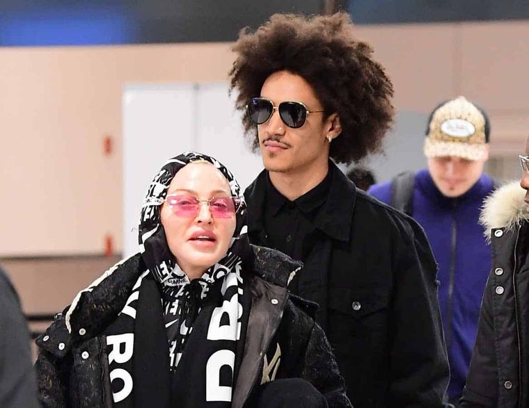 Madonna y su novio Foto: Archivo