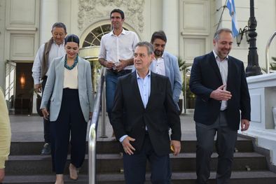 MDZol | Los intendentes del PJ Foto: Maximiliano Ríos / MDZ