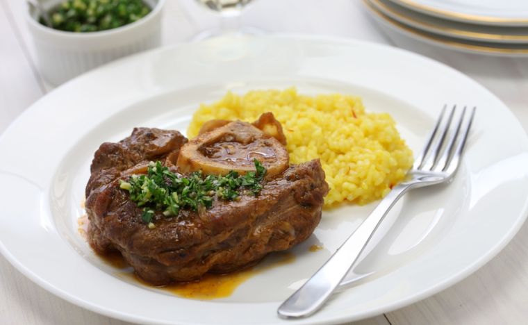 Ossobuco alla milanese Una receta clásica de Italia con un sabor único Foto: Shutterstock