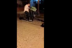 La brutal golpiza se registró en la localidad bonaerense de José León Suárez.