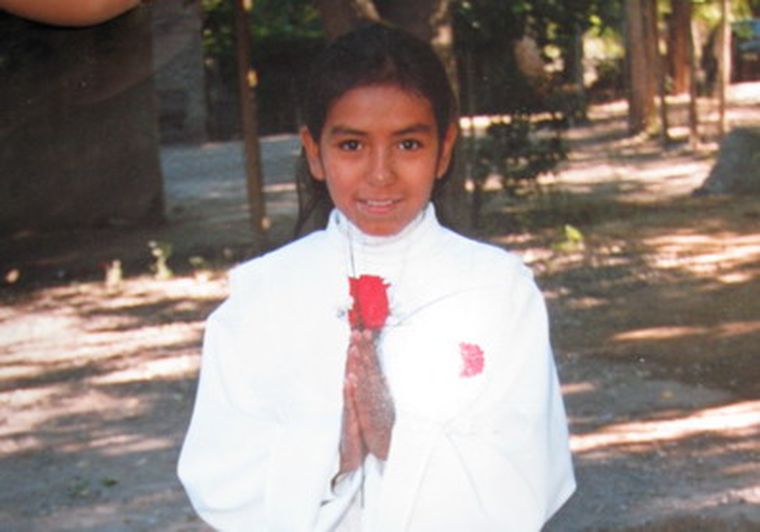 Mayra Tarifa, la víctima de quince años.