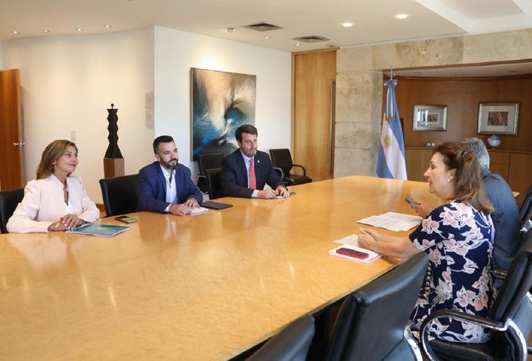 Videla Sáenz se reunió en Buenos Aires con una de las principales funcionarias de Milei Foto: Gobierno