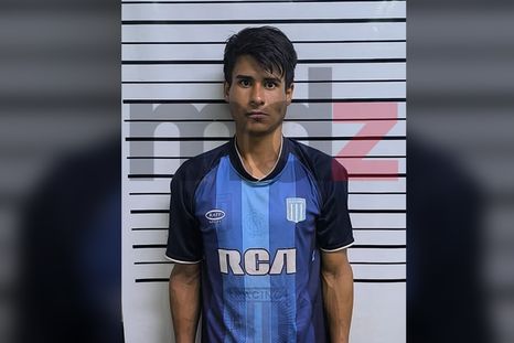 El sospechoso del robo de casi 100 kilos de ropa en Las Heras. El sospechoso del robo de casi 100 kilos de ropa en Las Heras.