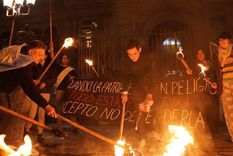 Las imágenes de las protestas realizadas por la agrupación Las imágenes de las protestas realizadas por la agrupación