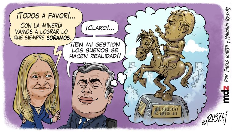 minería cornejo viñeta 68-MDZ-Estatua-Cornejo-68