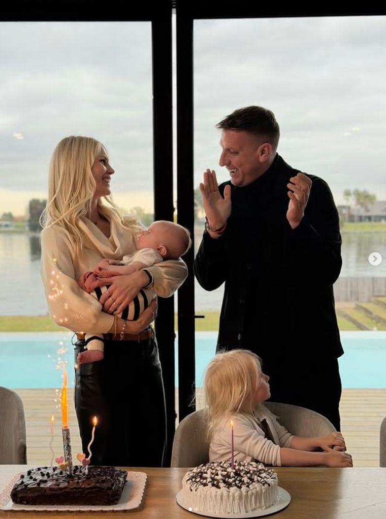 El hogar de Maxi López y familia. El hogar de Maxi López y familia.