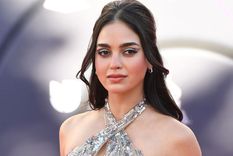 La actriz mexicana Melissa Barrera fue despedida de la famosa saga por hablar sobre el conflicto bélico entre Israel y Palestina. Foto: Getty Images